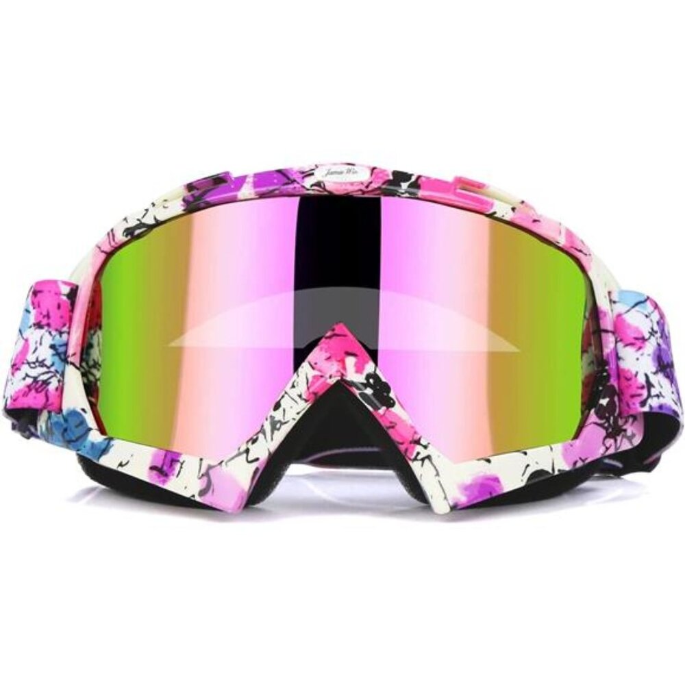 Motocross Goggles ATV Dirt Bike Motorcycle MX Offroad Riding Anti Fog UV Goggles